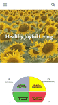 Mobile Screenshot of healthyjoyfulliving.com